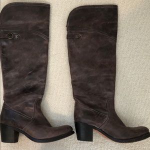 FRYE Jane Tall Over the Knee heel riding boot (8)